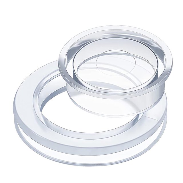 Advancent Anillo de orificio de paraguas Cubierta de tapa de paraguas transparente de silicona de alta elasticidad Anillo de orificio de paraguas Jardín y Patio Advancent HA013308-00