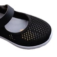 thumbnail image 6 of HTHLVMD Mesh Fly Woven Sneakers, Kids Mesh Fly Woven Sports Sneakers Unisex Boys Girls Breathable Hook Loop Running Shoes Summer Lightweight Casual Athletic Walking Trainers, Black 6.5C, 6 of 9