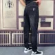 thumbnail image 3 of Pantalones vaqueros negros para hombre, pantalones vaqueros elásticos elásticos para hombre, tendencia harén Harajuku 2024, estilo coreano, nuevos, de alta calidad, tallas XS, sueltos, 3 of 5
