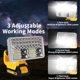 thumbnail image 5 of Lámpara de Trabajo LED Inalámbrica de 18V Portátil para Exteriores de Amplio y Largo Alcance con Puerto de Carga USB, Linterna de 8in 3300lm Compatible con Batería de Litio Dewalt 14.4V-20V, 5 of 7