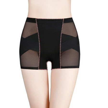 GOOHOCHY Butt Lift Panties Comfortable Underwear Shapewear Women Lingerie Miss Black