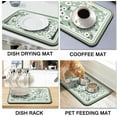 thumbnail image 5 of 2 Pack Coffee Maker Mat for Countertops 19.5x12 Inch Drying Mat for Kitchen Counter Ultra Absorbent and Non-Slip Dish Drying Pad, Coffee Pot Mats for Kitchen Counter, Coffee Bar Accessories Spill Mat, 5 of 5