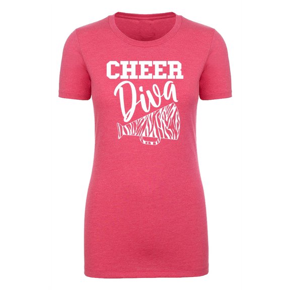 Woman's Cheer Day T-shirts, Woman's Crew neck shirts, Cheer Shirts - Cheer Diva