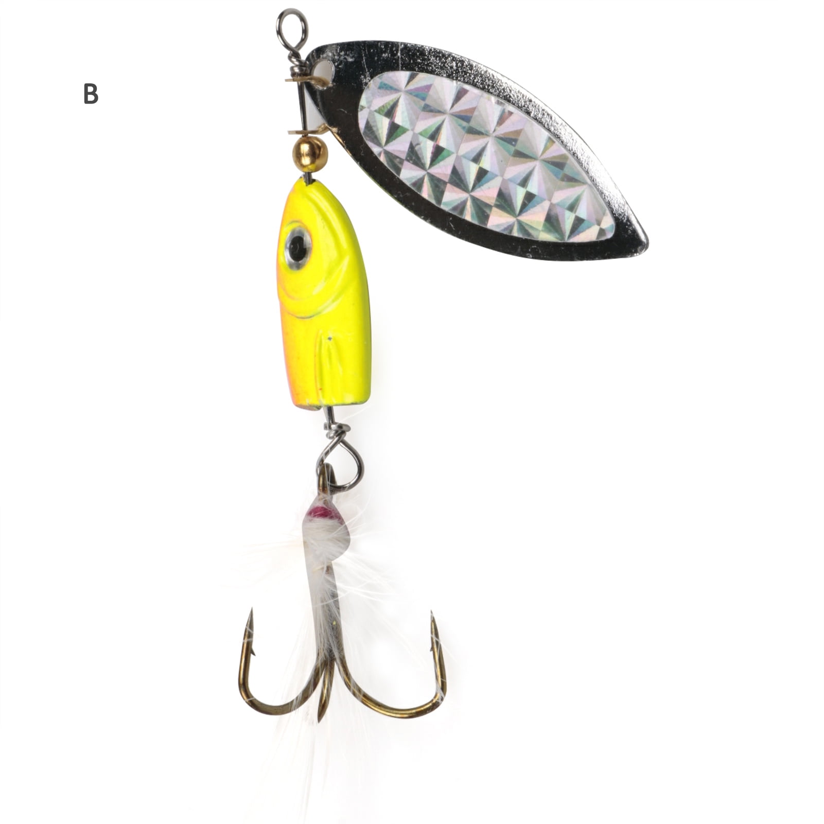 SPRING PARK 360 Degree Rotating Fishing Lures Spinner Spoon Baits