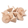 thumbnail image 2 of 10 Piezas De Peonzas Giratorias De Madera, Juguetes, Suministros De Arte, Regalo De Cumpleaños, Giroscopios De Mano, 2 of 9