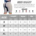 thumbnail image 2 of Women Ruched Yoga Shorts Butt Lifting High Waist Tummy Control Workout Shorts Leggings Textured Scrunch Booty Hot Pants, 2 of 7
