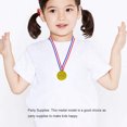 thumbnail image 3 of Cateissary 50X Ganadores Medalla Premio deportivo Mano de obra fina Tira Entretenimiento Interesante Fiesta Prop Juguete Medallas de Type2 NO2, 3 of 6