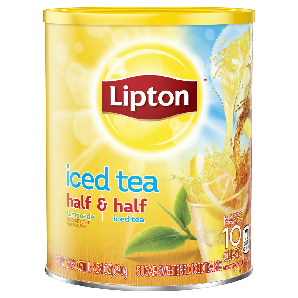 Lipton Iced Tea Mix Half and Half Sweetened 10 qt