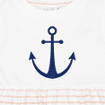 thumbnail image 4 of Inktastic Anchor Nautical Girls Baby Dress, 4 of 5