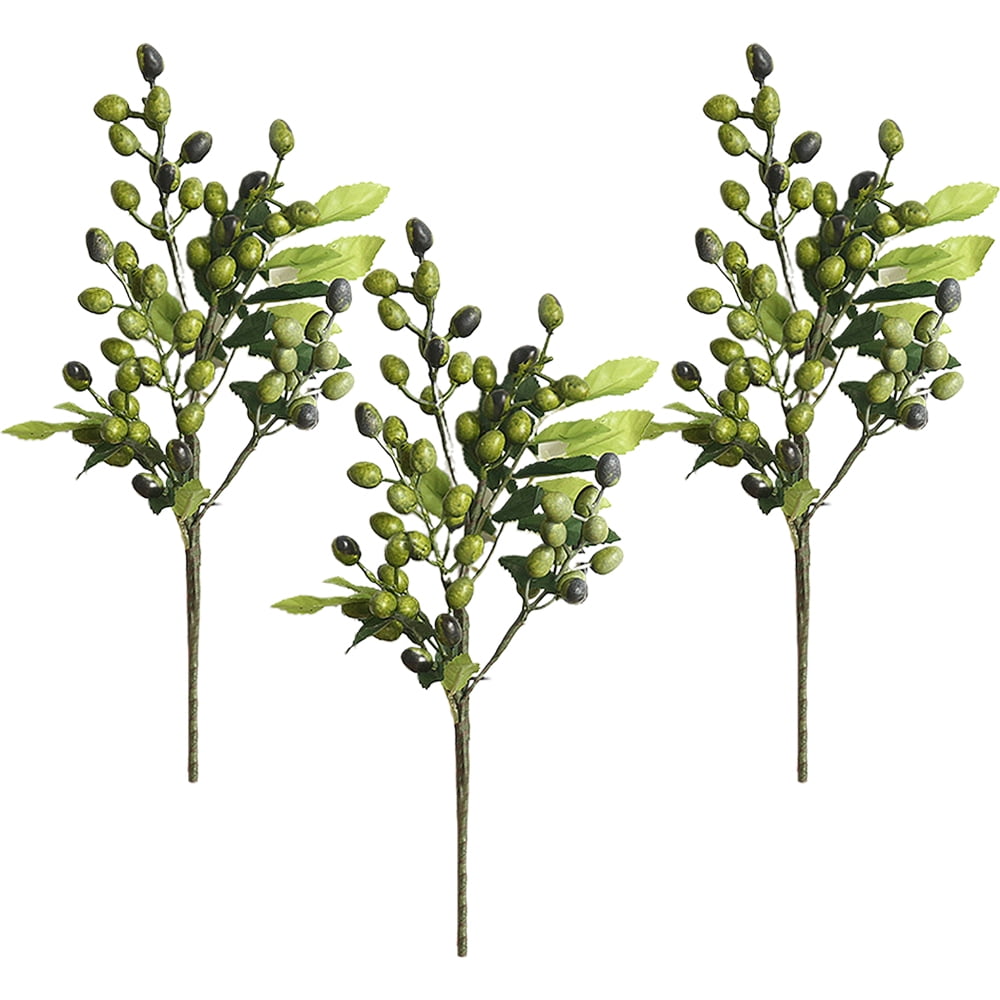 Artificial Greenery Stems, Branches Tall Faux Plant Stems for Vase