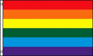 is the gay flag colors the same as the rainbow