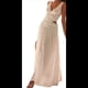 thumbnail image 3 of Vestido de Fiesta de Verano para Mujer, , Fruncido, con Cintura Baja, Escote en V Fluido y Plisado. L, 3 of 8
