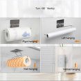 thumbnail image 2 of Ounissouiy Soporte para toallas de papel sin clavos para oficina en casa, dormitorio, cocina, baño, servilletero, soporte de trapo, barra de Type3 NO3, 2 of 6
