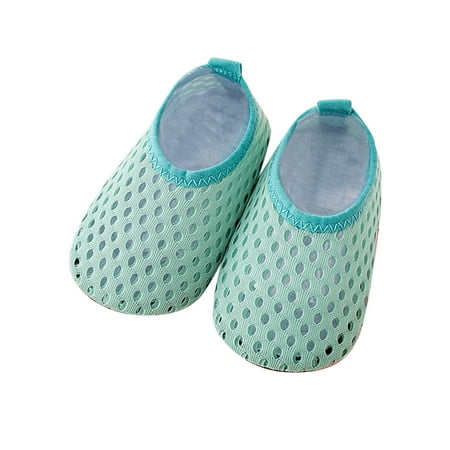 

nsendm Boys Girls Socks Toddler Breathable Mesh The Floor Socks Barefoot Socks Non Slip Shoes Baby Wrestling Shoes Shoes Green 12 Months