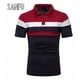 thumbnail image 5 of Sanfu®polo A Rayas De Tres Colores Playera Informal De Moda, 5 of 7