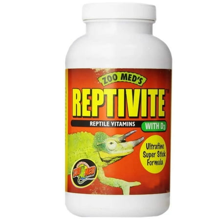 Zoo Med Laboratories Reptivite with D3 Ultrafine Super Stick Formula 2 oz.