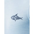 thumbnail image 5 of Fish N Vibe Men's Long Sleeve Performance Fishing Graphic Tee, Light Blue Cationic Jumping Tarpon, Medium, 5 of 8