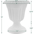 thumbnail image 6 of Arcadia Garden Products 16x18" Traditional Plastic Urn Planter, Beige, 6 of 7