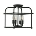 thumbnail image 2 of Trade Winds Lighting 4-Light Ceiling Light In Matte Black, 2 of 7
