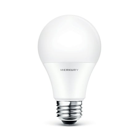 Merkury Innovations A19 Smart Light Bulb, 60W Dimmable White LED,