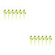 thumbnail image 4 of Matsuzay Sistema de riego por goteo automático, herramientas de agua con pinchos para el hogar, suministros para equipos de macetas de invernadero de Verde 6 piezas 2piezas Matsuzay CBP445582, 4 of 5
