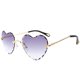 thumbnail image 5 of Gafas de sol para mujer Sunnimix Sin Montura Corazón UV400 Gris, 5 of 6