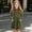 Green, variant on Girls Fall Long Sleeve Dress Lightweight Ribbed Knit Crewnck Dress Solid Casual A Line Swing Dress 5-15 Years