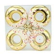 thumbnail image 7 of CuiLiyq Christmas Tree Ornaments, Artificial Donut Pendants, Christmas Decorations Outdoor Indoor Wall and Xmas Tree Ornaments for Xmas Party Supplies Favors (Gold), 7 of 7