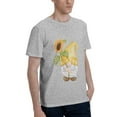 thumbnail image 2 of Bingfone Sunflower Gnomes5 Men'S Loose Fit Short-Sleeve Pocket T-Shirt, 2 of 7