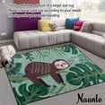 thumbnail image 2 of FREEAM Tropical Sloth Non Slip Area Rug for Living Dinning Room Bedroom Kitchen, (20 x 31 Inch), Palm Leaf Sloth Nursery Rug Floor Carpet Yoga Mat, 2 of 7