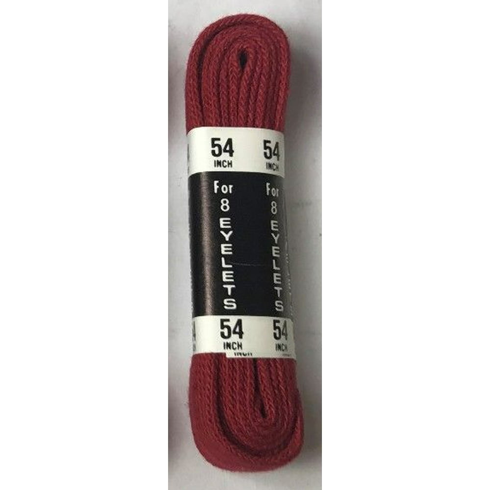 Flat Athletic 54 Inch Shoe Laces Cotton Made in the USA