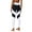 White, variant on Simua Women's Valentine's Day Heart Print High Waist Stretch Yoga Trumpet Pants - Polyester for All Season Casual Gym Running Sports Active Wear