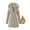 27#Gray, variant on Women's Solid Color Pocket Hooded Draw Rope Keep Warm Fashion Coat Tops