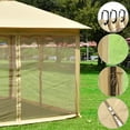 thumbnail image 6 of Yescom All in 1 11x11ft Pop-Up Gazebo Tent with Mesh Sidewall Carry Bag Canopy Shelter for Outdoor Home Patio, 6 of 10