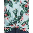 thumbnail image 4 of No Boundaries Juniors’ Tie Front Camp Shirt, 4 of 5