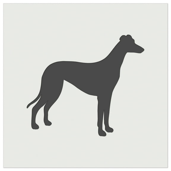Greyhound Dog Solid DIY Cookie Wall Craft Stencil - 5.5 Inch