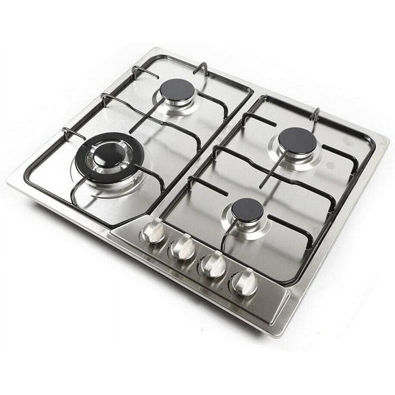 MONIPA 4-Burner Gas Stove Burner Built-In Gas Stove Stainless Steel Easy To Clean