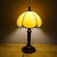 thumbnail image 5 of Table Lamp Stained Glass Art Decorative Bedside Light 14in Colorful Warm Night Light for Bedroom Living Room Home Decor by Xuniizn, 5 of 10
