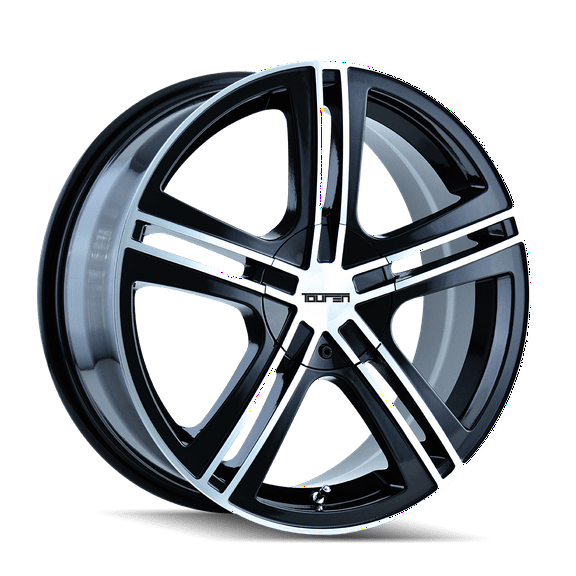 Touren Tr62-3262 16X7 5X100/5X114.3 40Et 72.62Cb Black/Machined Face/Machined Lip