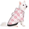 thumbnail image 2 of Balery Plaid Heart Sudadera con Capucha para Perros Pequeños – Ropa para Mascotas, Disfraz para Perros y Gatos, Ideal para Fiestas y Cosplay-Large, 2 of 7