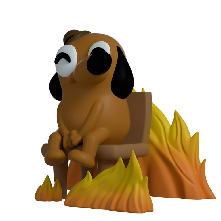  Youtooz This is Fine Dog, 3.7 Vinyl Figure of This is Fine  Meme Dog Based on Funny Internet Meme This is Fine - Youtooz Meme  Collection : Toys & Games