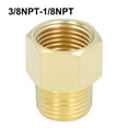 thumbnail image 1 of Female To Male Thread Brass Socket Pipe Fitting Coupler for Plumbing Industrial E, 1 of 8