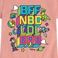 thumbnail image 3 of Toy Story 4 - Bff Nbd Lol Brb - Toddler & Youth Girls Short Sleeve Graphic T-Shirt, 3 of 6