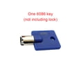 thumbnail image 4 of Coin Operated Arcade Game Lock Cylinder Vending Machine Cabinet Latch Locks Repair Upgrade Modified Accessories Spare Parts 1pc Key, 4 of 7