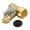 B, variant on Multi Purpose 3 Way Water Control Valves Strong Brass Triple Port Flows Regulator for Kitchen Bathroom Pipe Upgrades