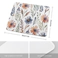 thumbnail image 2 of Boho Style Wildflower Mouse Pad,Anti Slip Rubber Mousepads, Floral Mouse Mat with Stitched Edge 10x12 Inch, 2 of 7