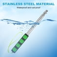 thumbnail image 4 of Uxcell 1-Pack Telescopic Handheld Flagpoles, 6.6ft/2m Stainless Steel Handheld Portable Extendable Flagpole [Green], 4 of 7