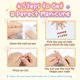 thumbnail image 4 of 6 juegos de uñas postizas para niños, uñas postizas cortas de cubierta completa para niñas y niños, 4 of 6