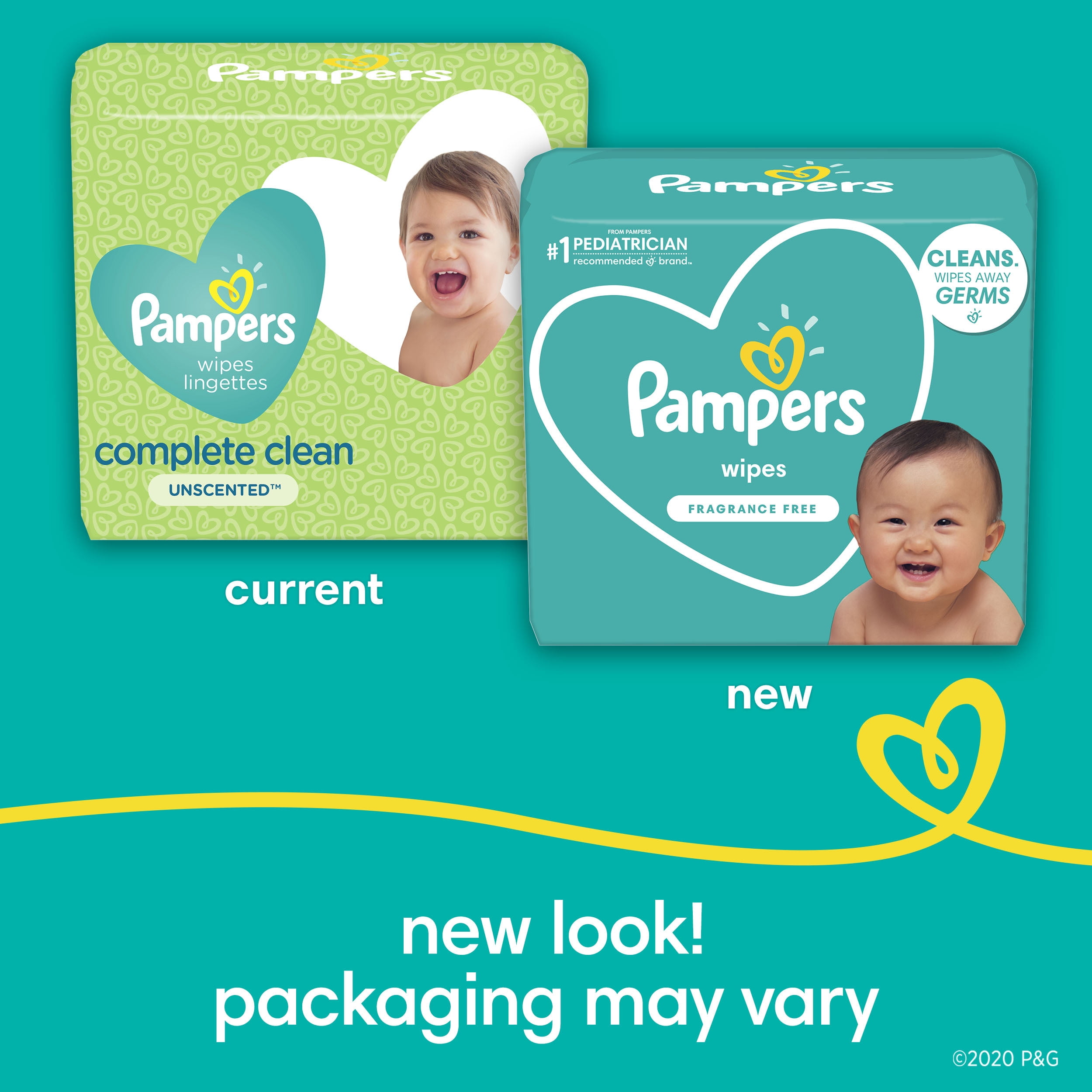 Pampers Baby Wipes, Fragrance Free (Choose Your Count)