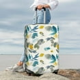 thumbnail image 4 of Uemuo Watercolor Leaves Printed Washable Luggage Cover - Fashion Suitcase Protector Fits 18-32 Inch Luggage -, 4 of 9